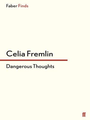 cover image of Dangerous Thoughts